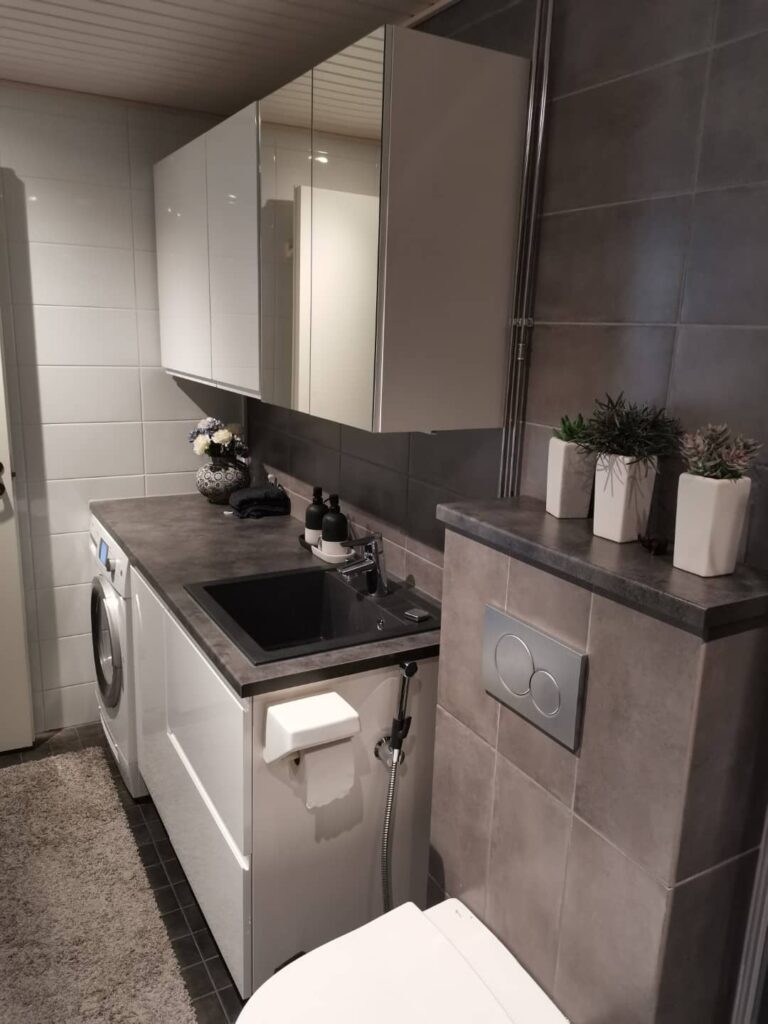 Kodinhoitotila ja wc